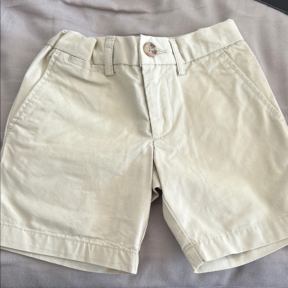 Chic Cream Casual Shorts